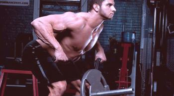 T-činka ve svahu - studium zadních svalů